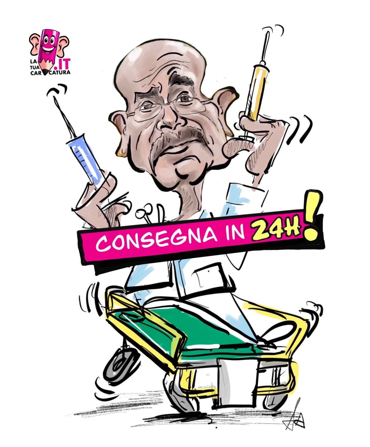 Caricature online personalizzate - deine-karikatur.de