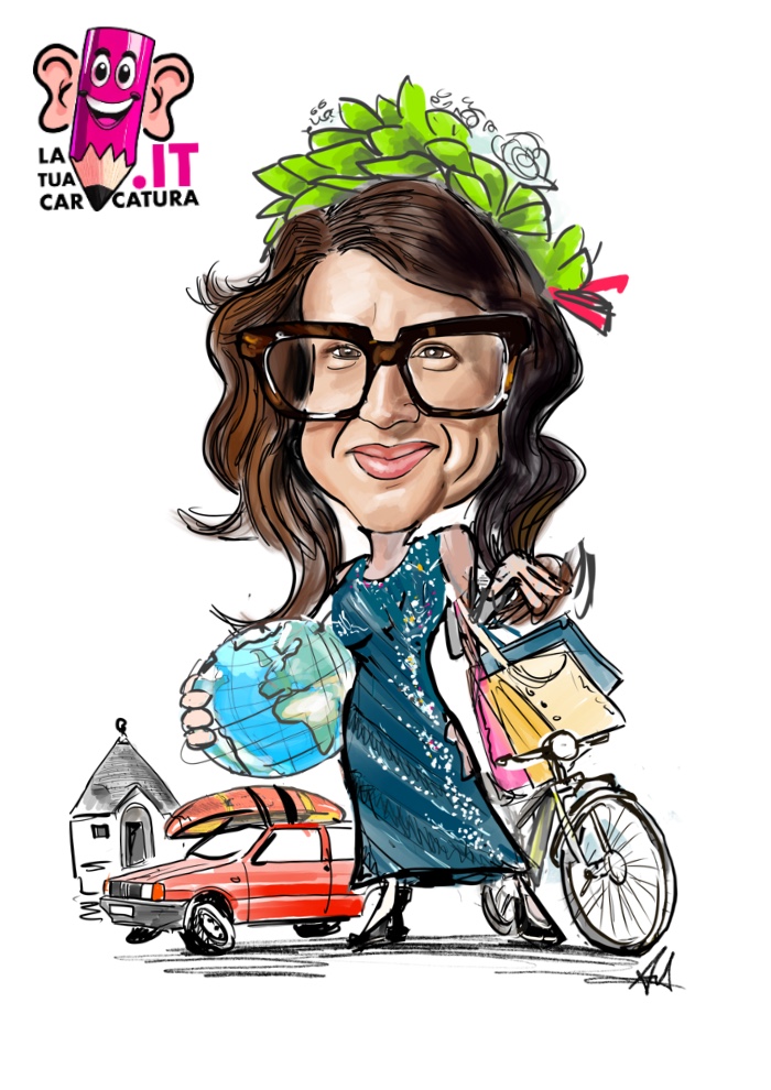 Caricature online di laurea disegnate a mano con consegna in 24h - deine-karikatur.de