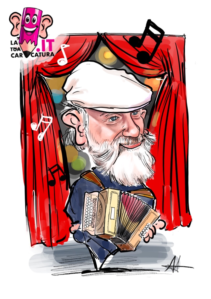 Caricature online musicali disegnate a mano - deine-karikatur.de